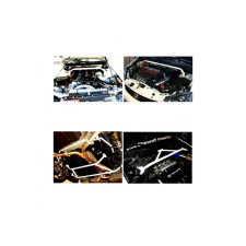 Bară de rigidizare interioară/podea cu 2 puncte de fixare ULTRA RACING Citroën ZX 1.9 / 2.5 - U-220026-X - UR-RO2-1303 - 3666618694627